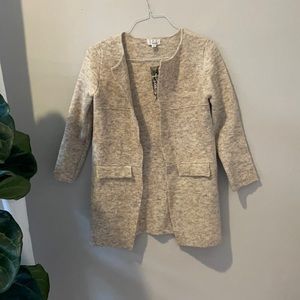 Beige cozy cardigan